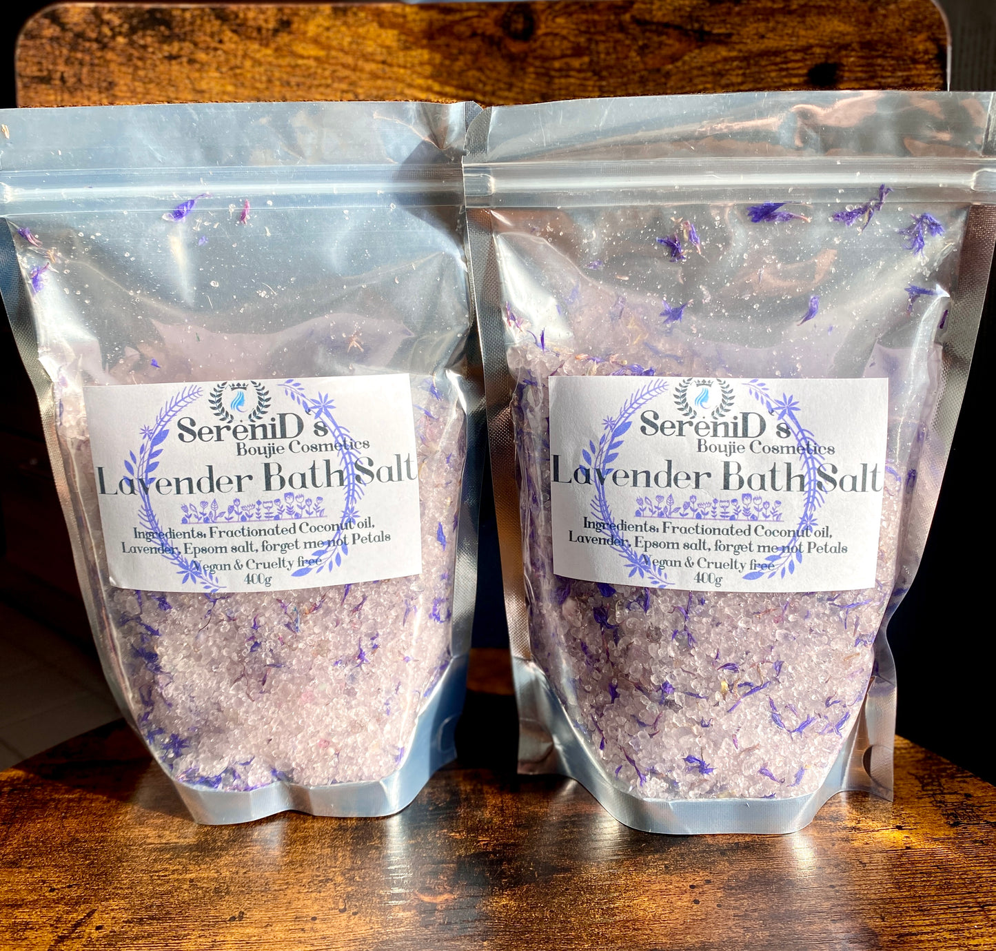 Setress relief bath salt/ stressabbau badesalz