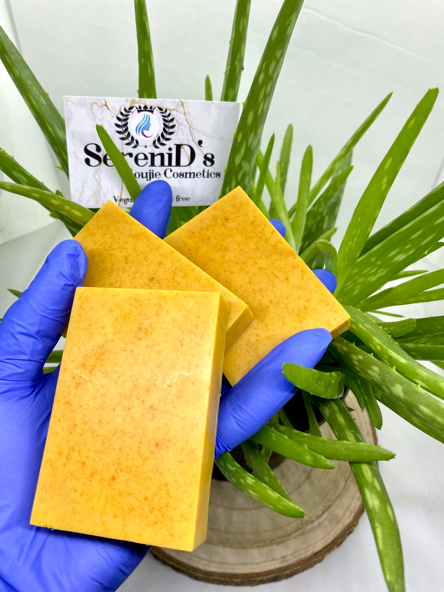 Golden Turmeric Bar soap golden / Goldene Kurkuma-Seife