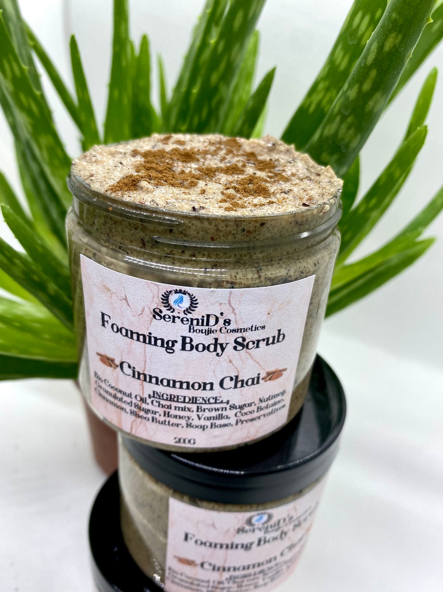 Foaming Cinnamon Chia Body Scrub/ Zimt-Chia-Honig-Schaumkörperpeeling