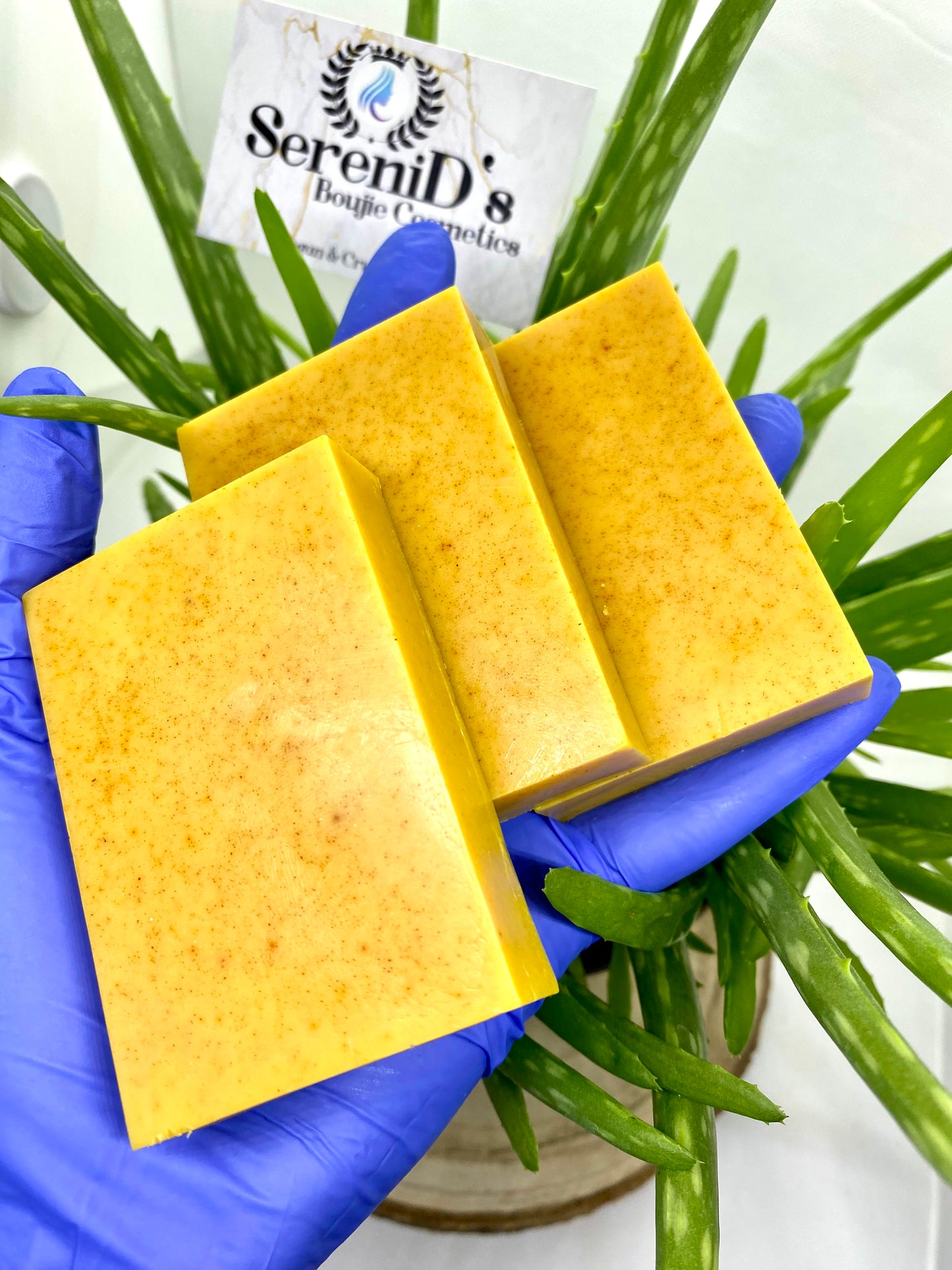 Golden Turmeric Bar soap golden / Goldene Kurkuma-Seife