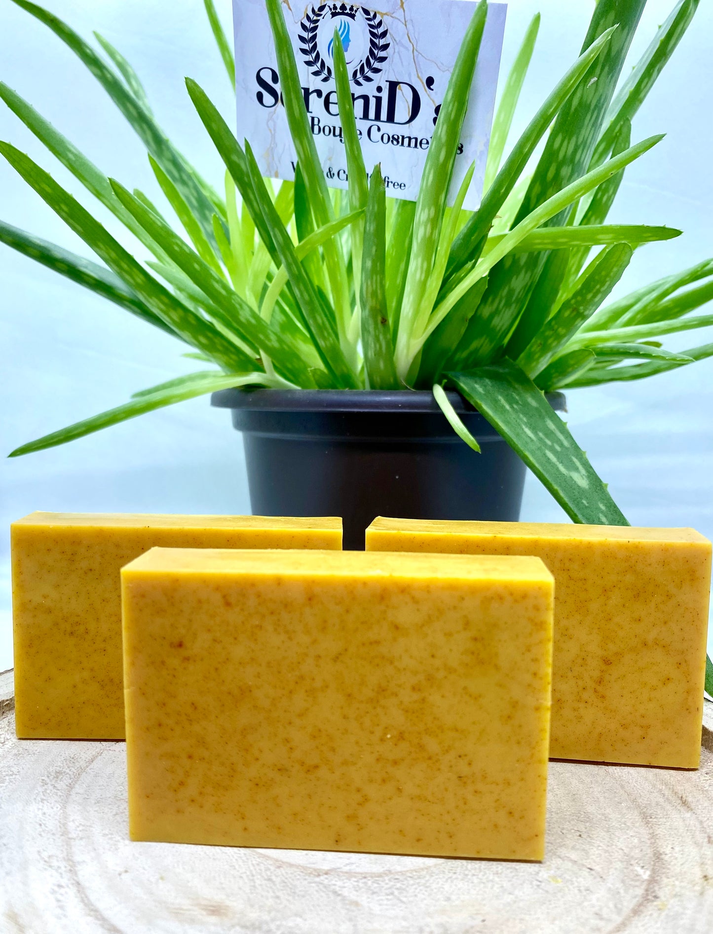 Golden Turmeric Bar soap golden / Goldene Kurkuma-Seife